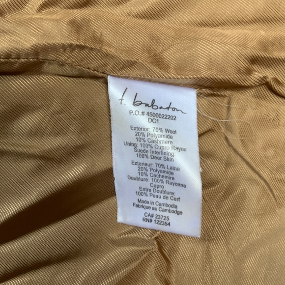 Babaton Pearce Wool Cashmere Jacket size S - Picture 4 of 7